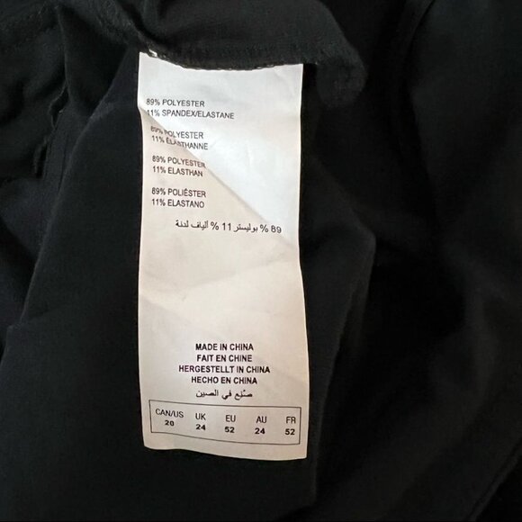 SIZE 20 Addition Elle Nadia Aboulhosn Love & Legend Black Zipper  Leggings - Picture 4 of 10